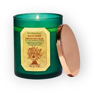 Bath & Body Works Honeysuckle Single Wick Candle 8 oz Floral Home Scent NWT
